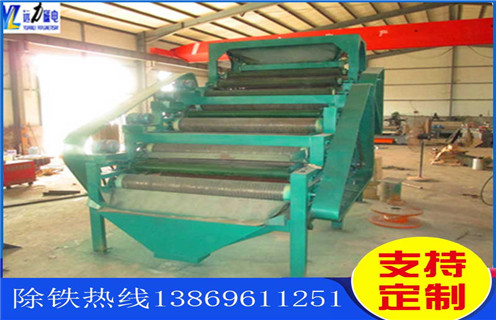磁選機(jī)，磁輥磁選機(jī)，旱地磁選機(jī)磁輥轉(zhuǎn)到前端位置時快速的解決！